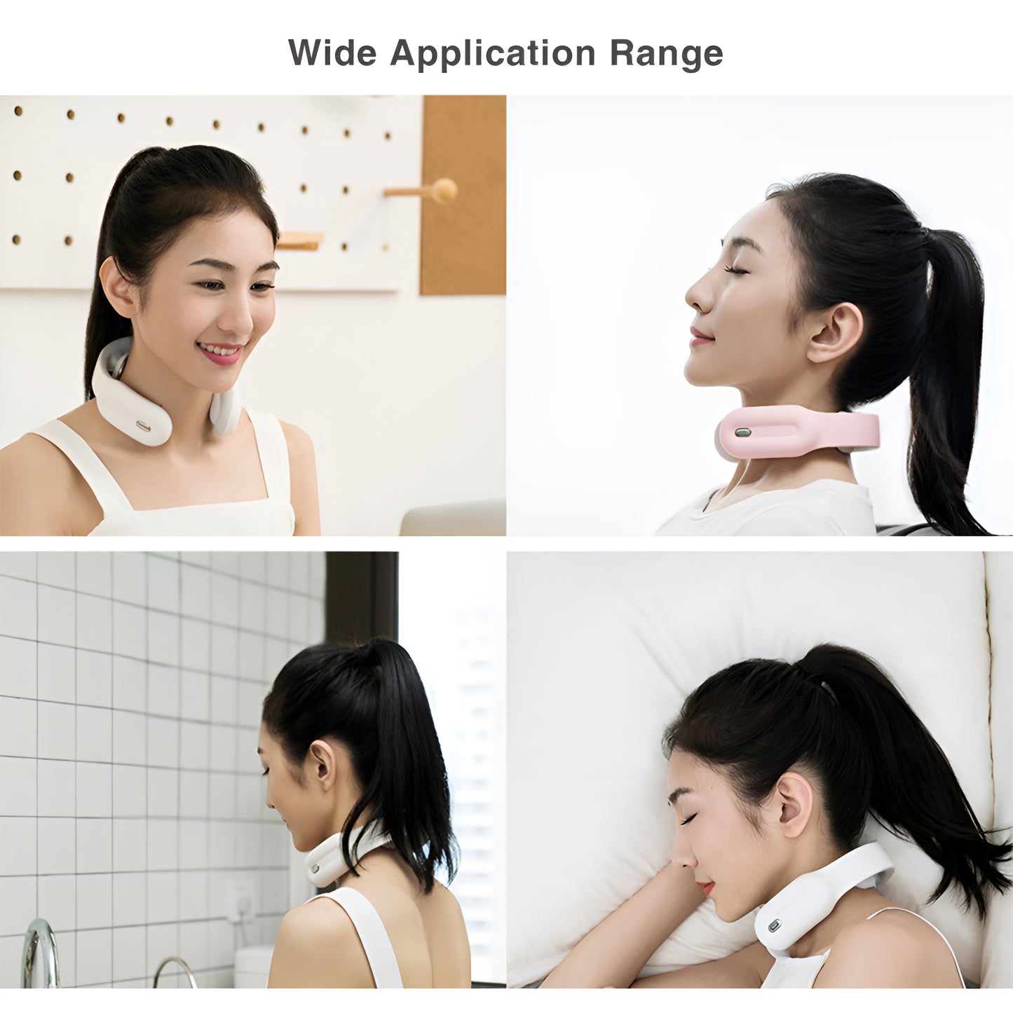 NECK-EASE | Hands Free + Heated + Neck Massager